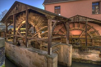 Mill wheels of the grinding mill