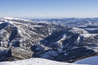 View of the Appenines from Mount Motette