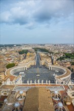 View from the dome of St. Peter's Basilica