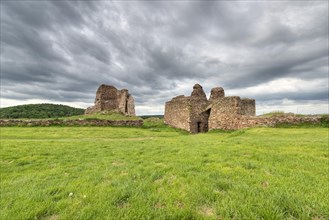 The ruins of Lichnice Castle or Lichtenburk Castle