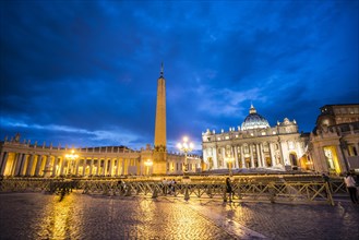 St. Peter's Square with St. Peter's Basilica and obelisk