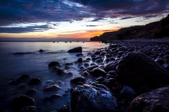 Morning atmosphere at the Baltic Sea