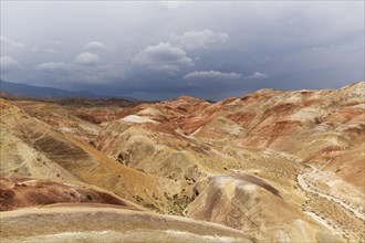 Eroded hills