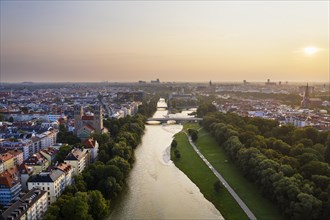 View to city