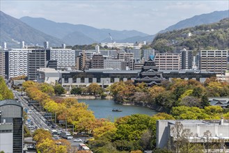 View of Japanese castle Hiroshima