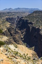 Huge canyon at the Dixsam plateau