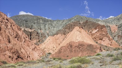 Colorful mineral-rich mountains