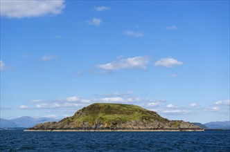 Rocky Maiden Island in the Firth of Lorn