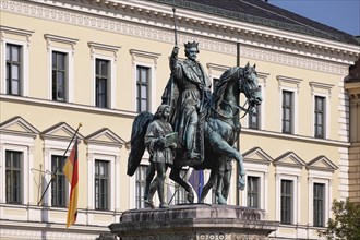 Equestrian statue of King Ludwig I