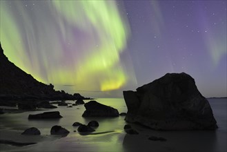 Northern Lights on Utakleiv Beach