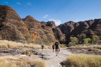 Hikers in front of the Bungle Bungles