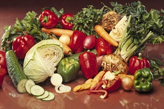 Various fresh vegetables