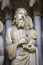 Gothic statue of Saint Simeon