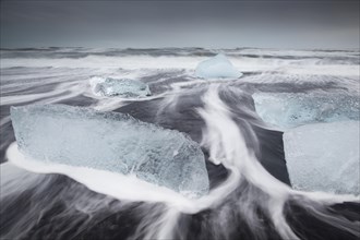 Ice on the beach