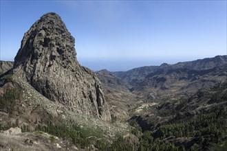 View from the Mirador de Roque Agando onto the Roque de Agando