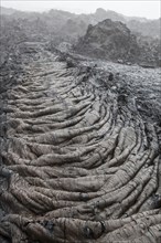 Pahoehoe lave