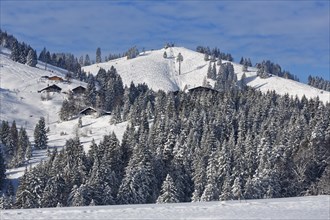Sudelfeld ski region with Waldkopf mountain