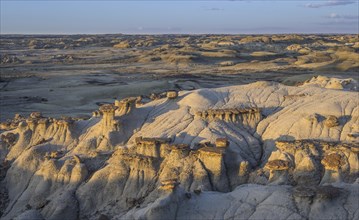 Rock formations in the Bisti Wilderness