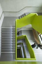 Modern staircase in the new library