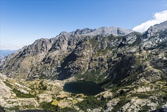 View on Lake Capitello with surroundings