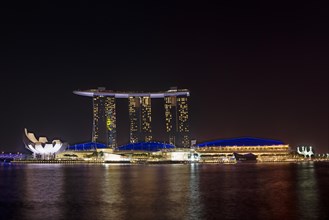 Marina Bay Sands Hotel and Science Museum