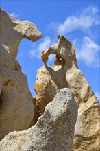 Bizzarre rock formation at the Punta di Campomoro