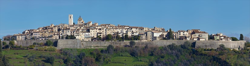The medieval hill town of Saint-Paul or Saint-Paul-de-Vence