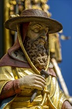 Gothic saint figure of the Church Father St. Jerome
