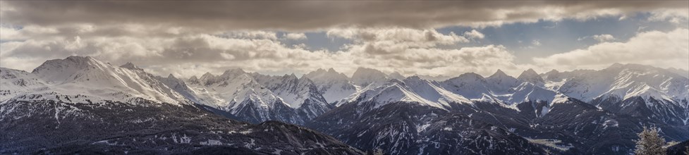 Panorama of the Kaunertal Alps