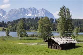 Hut at Lake Schwarzsee