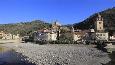 Medieval village of Dolceaqua on the Nervia river