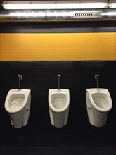 Urinals in men's room
