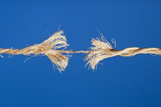 String stretched to the breaking point