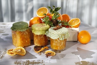 Still life with oranges