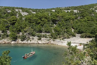 Beach in a bay