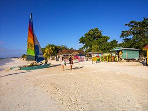 The beach of Negril