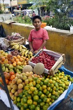 Boy working in the market