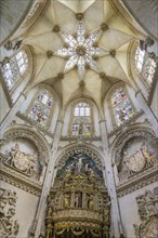 Stellar vault in Burgos Cathedral
