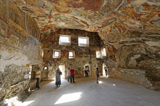 Frescoes in the Rock Church