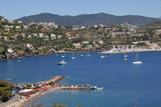 View of the town from the sea