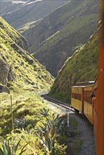 Andean railway Nariz del Diablo or Devil's Nose