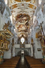 Pulpit and organ loft