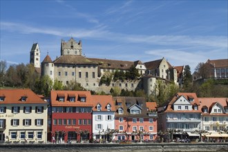Meersburg Castle with waterfront on Lake Constance