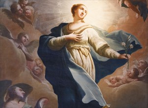 Painting ""Immaculate Conception"" in the high altar
