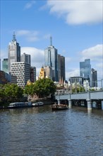 High rise buildings on the Yarra river