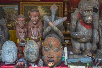 African and Asian Heads and Figures