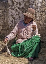 Old Aymara woman