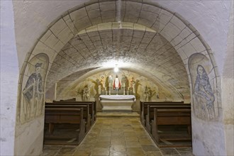 Nadasdy family crypt in the lower church