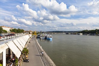 Looking across the river Sava