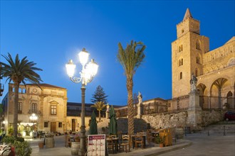 Square in front of the Cathedral of Cefalu